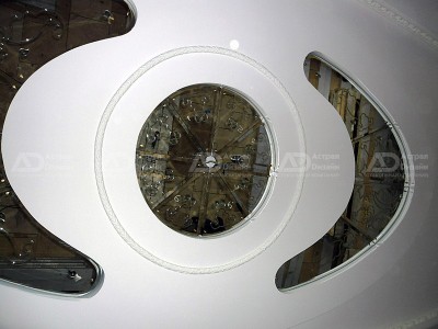 Стеклянная мозаика с гравировкой (прозрачное б\ц стекло)