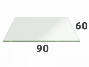 Стекло на стол 60 х 90 см
