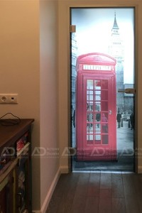 Межкомнатная дверь с фотопечатью "Лондон"